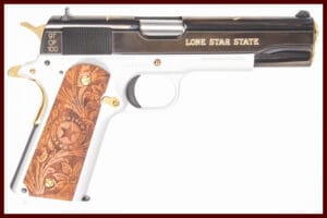 (97/100) COLT GOVERNMENT MODEL LONE STAR EDITION 45ACP